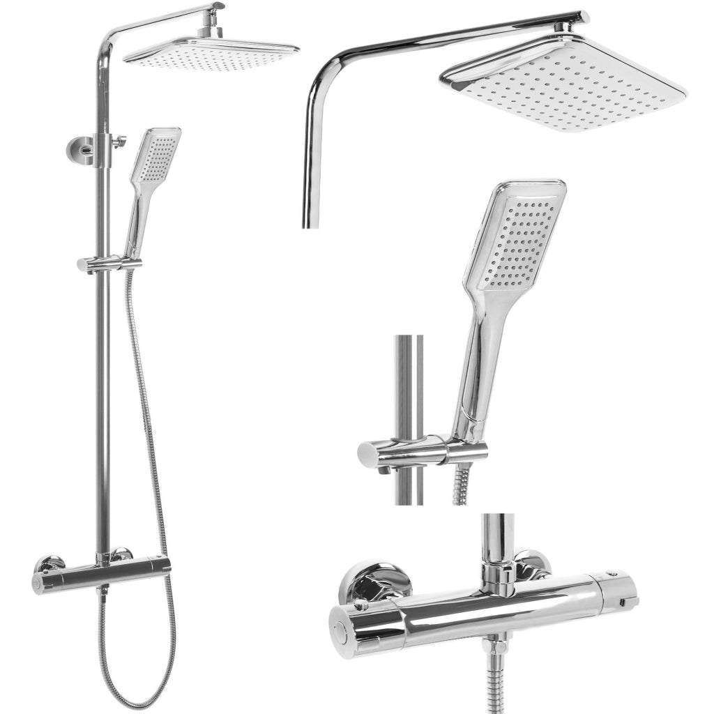 Set Doccia Da Incasso Rea Tom Chrom