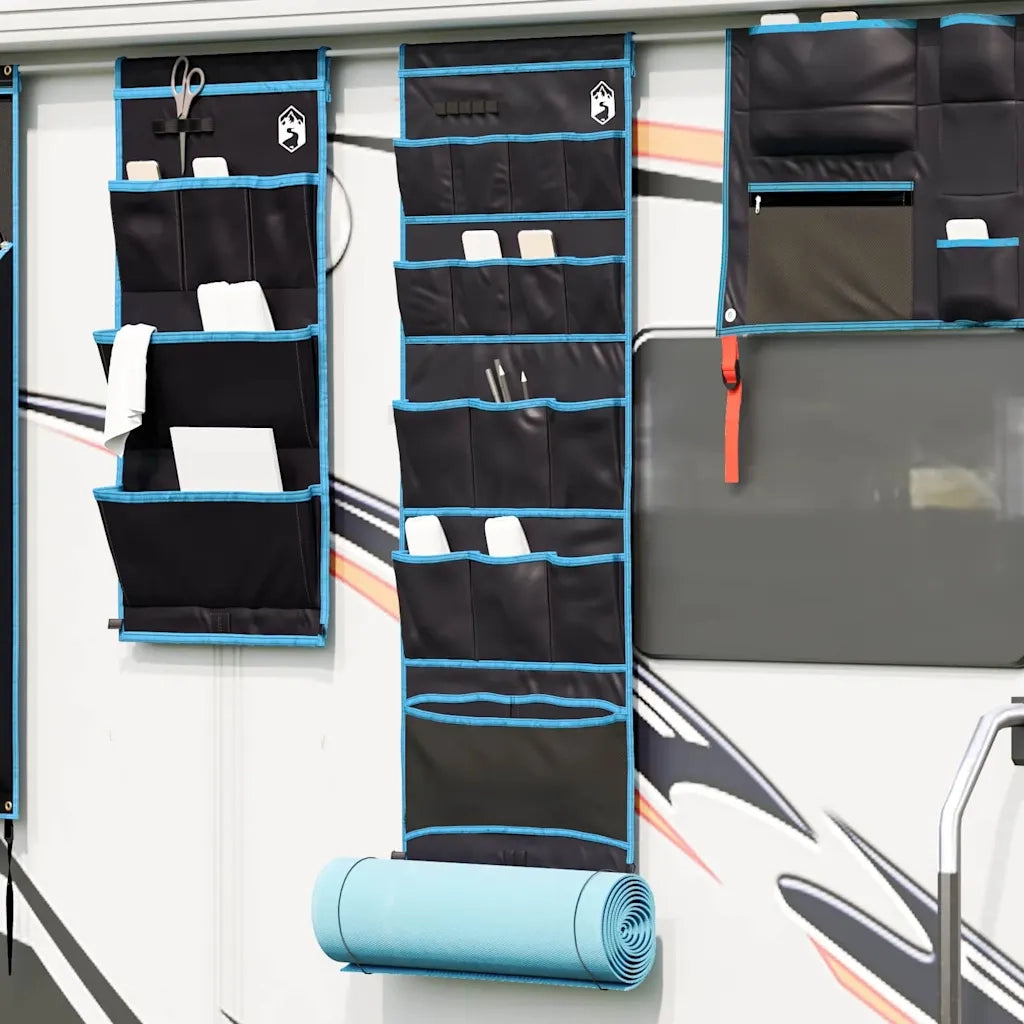 Sacchetto per Stoccaggio Nero e Blu 125 x 48 cm Oxford CFW7723625