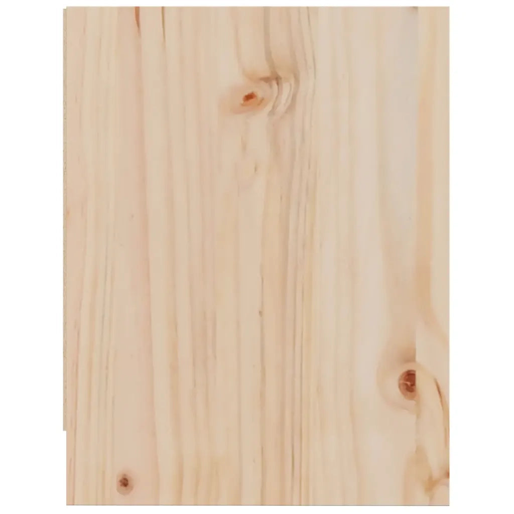 Comodino 40x30,5x40 cm in Legno Massello di Pino cod mxl 30989