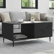 Tavolino da salotto Nero 90 x 50 x 40 cm Legno ingegnerizzato 894956