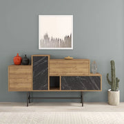 Madia effetto marmo 160x35,5x90 cm