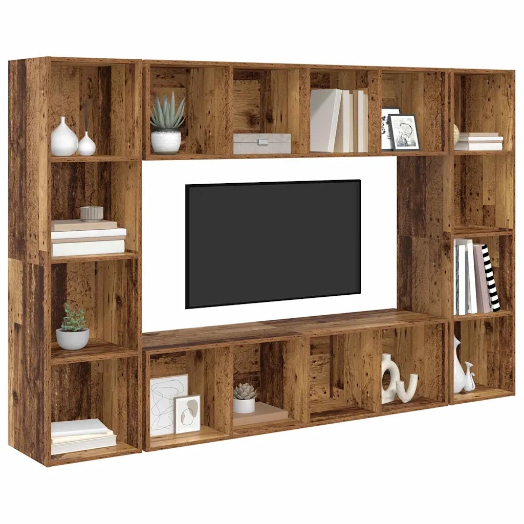Set mobile TV 4 pcs Marrone 37 x 37 x 142,5 cm 3393543