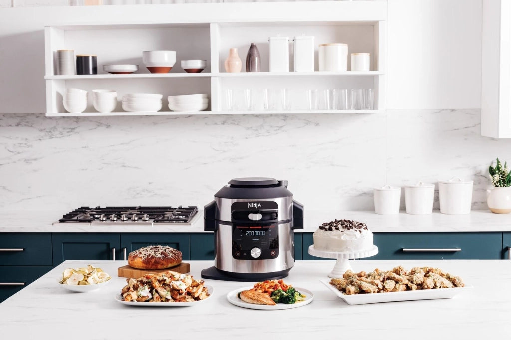 Ninja OL750EU apparecchio multi-cottura 7,5 L 1760 W Nero, Acciaio inox