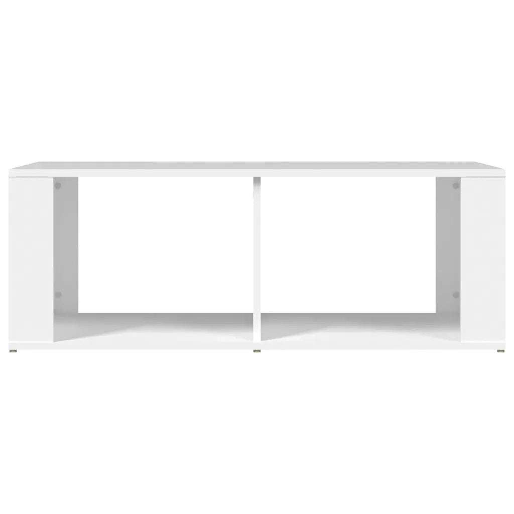 Tavolino da Salotto Bianco 100x50x36 cm in Legno Multistrato