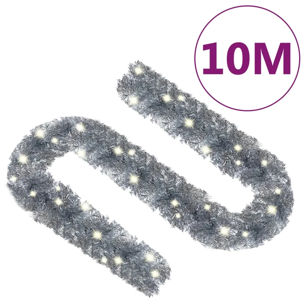 Ghirlanda Natalizia con Luci a LED 10 m Argento CFW3301677