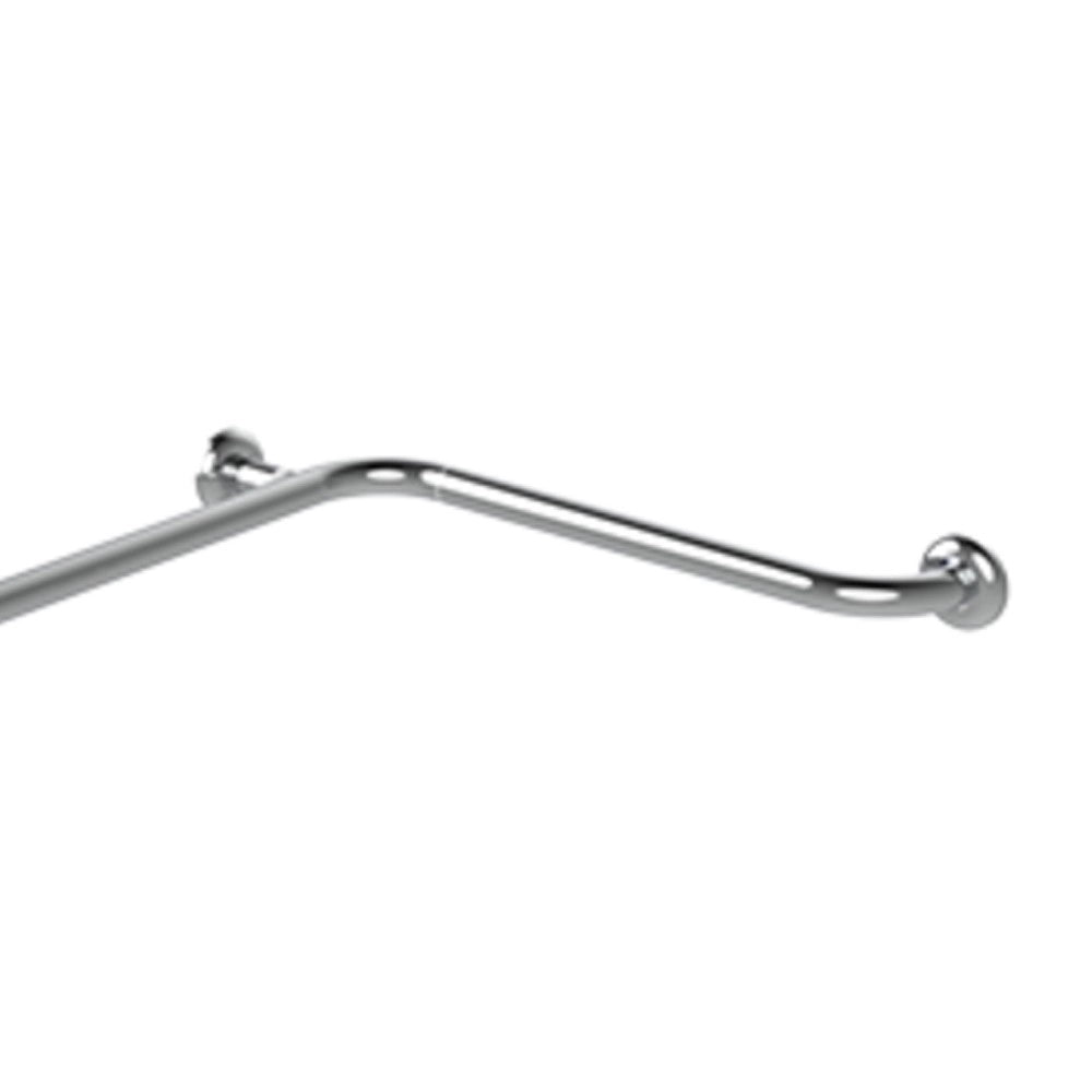 Maniglia angolare di sicurezza da cm 110x60 inox lucido
