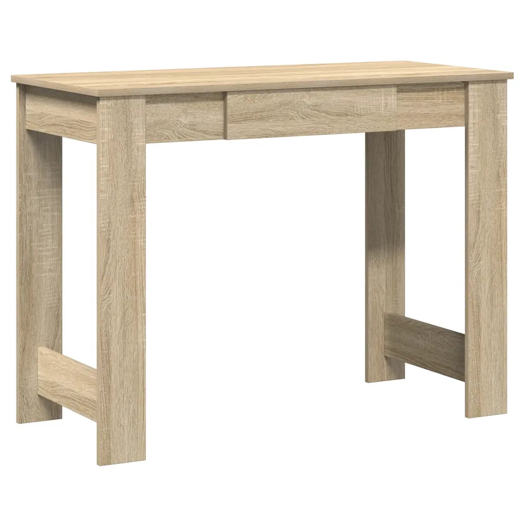vidaXL Scrivania Rovere Sonoma 100x45x75 cm in Legno Multistrato
