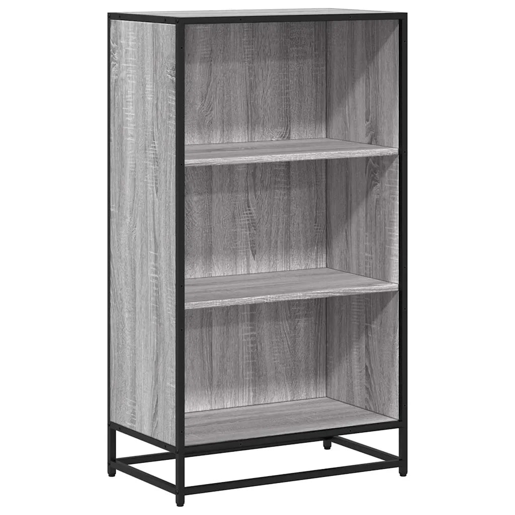 Libreria Grigio Sonoma 60x35x107,5 cm in Legno Multistrato