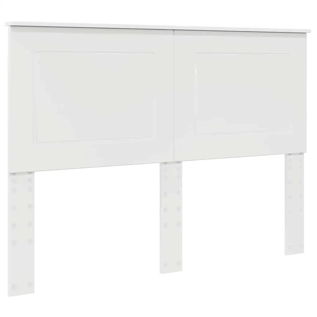Testiera-Testata-Testiera Decorativa Bianco Lucido 140 cm Legno multistrato 839896