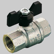 VALVOLE A SFERA PASSAGGIO TOTALE FF CON LEVA FARFALLA ALLUMINIO MOD. TORNADO  1/2 DN 15 PN 30     TIEMME