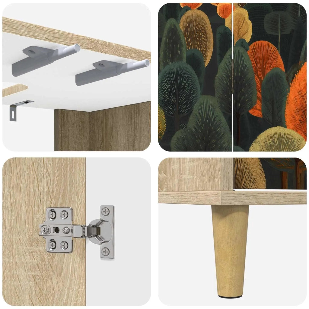 Mobile da Bagno ZAANDAM Sonoma 60 x 40 x 60 cm 8007400