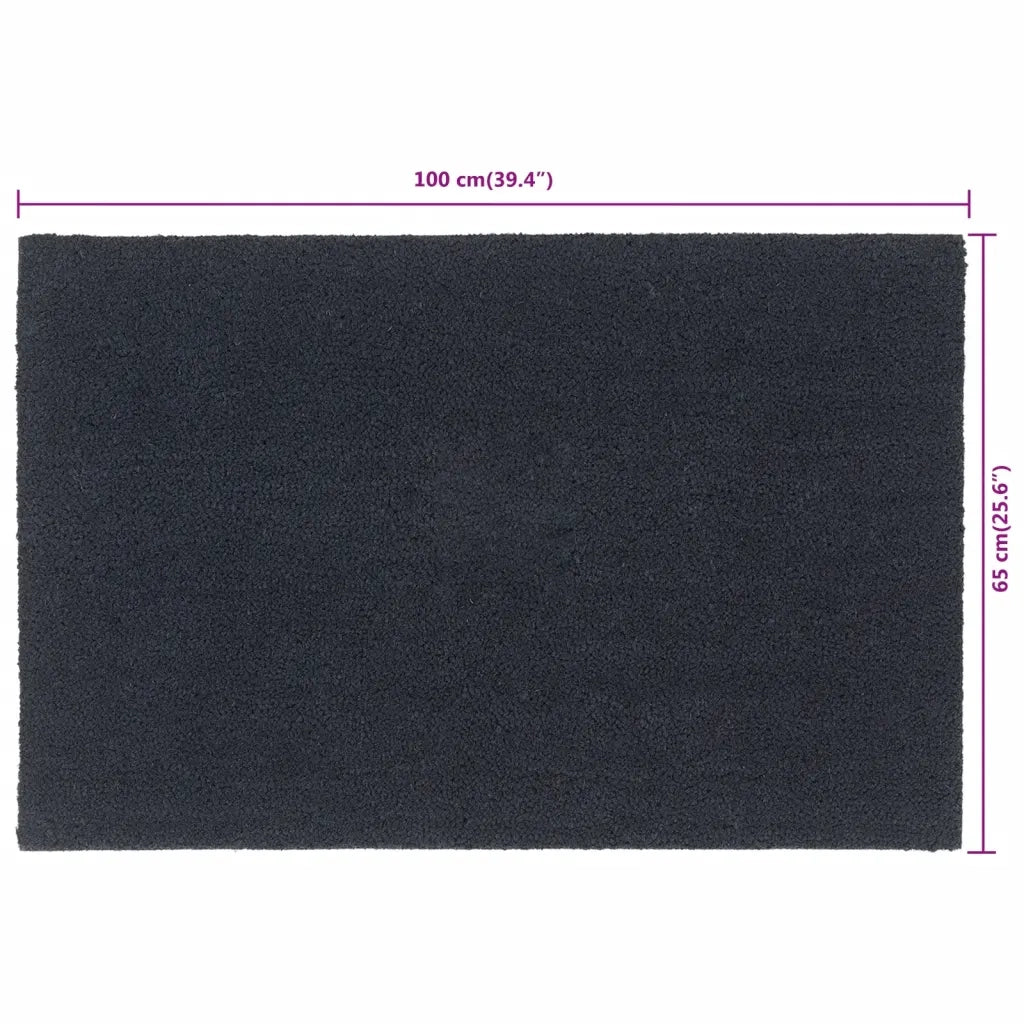 Zerbino Grigio Scuro 65x100 cm Fibra di Cocco 155591