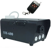 Trade Shop - Macchina Fumo Fog Telecomando Effetti Luce 600 W Watt 3 Led Nebbia Discoteca -