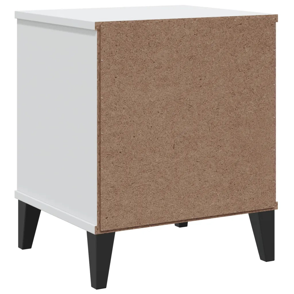 Comodino VIKEN Bianco in Legno Multistrato 374908