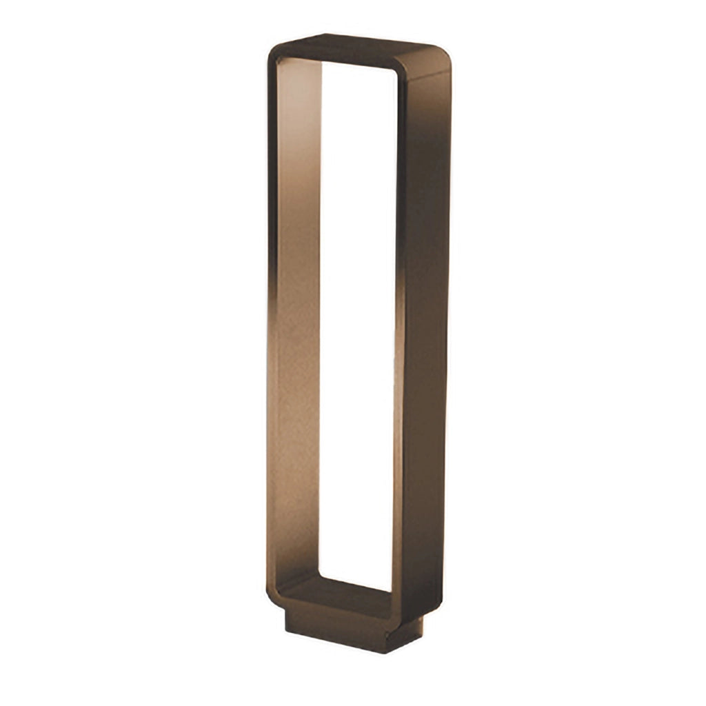 Stola Lampada a Paletto LED per Esterni 11W 3000K IP65 Design Moderno in Alluminio Verniciato Color Corten per Illuminazione di Percorsi e Giardini