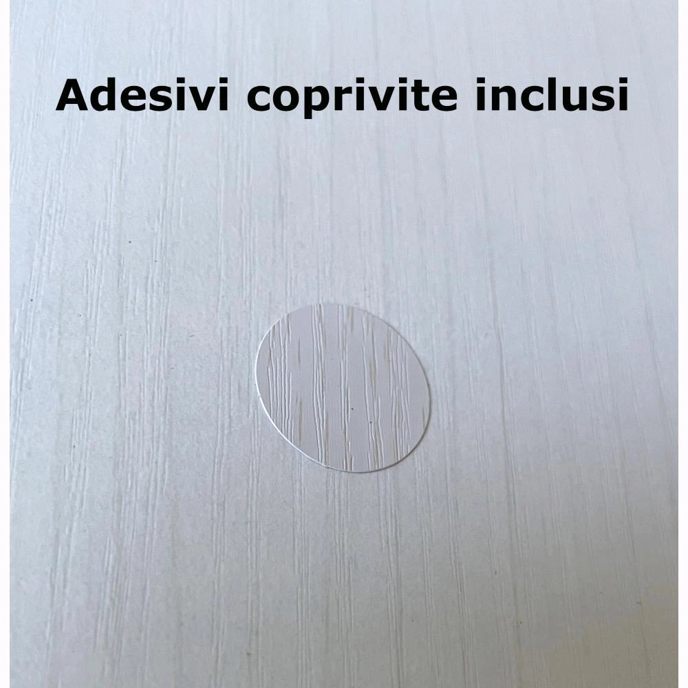 Libreria in legno Bianco nordico 60x24x68H cm Scaffale Mobiletto 4 Ripiani