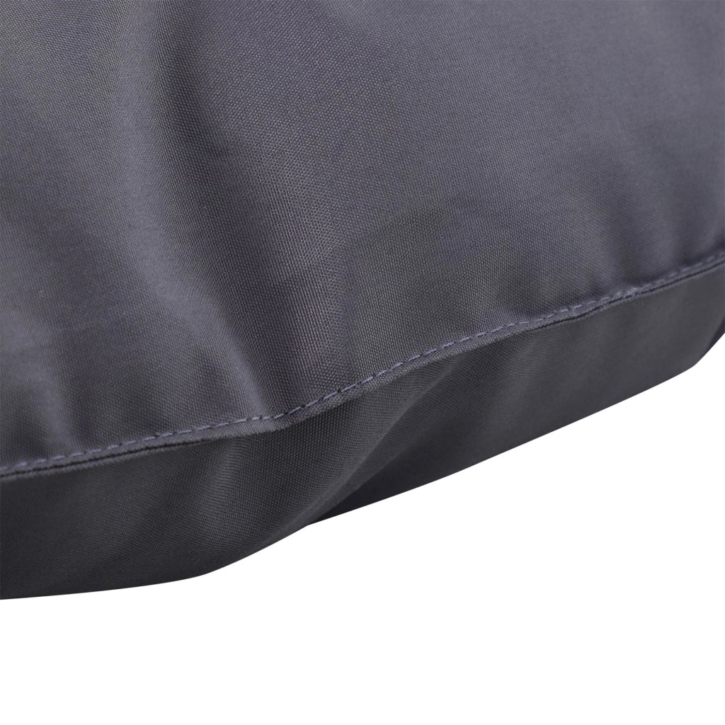 Cuscino per Sedia a Dondolo Giardino ¨C zephmum ¨C Grigio Scuro 132x110x10 cm