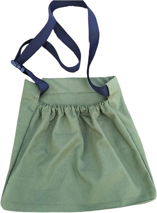 Sacchetto per la raccolta esterna, grembiule per giardinaggio, grembiule in canapa per la raccolta dei prodotti per giardini, sacchetti in canapa per la raccolta, contenitori per prodotti ortofrutticoli - verdura