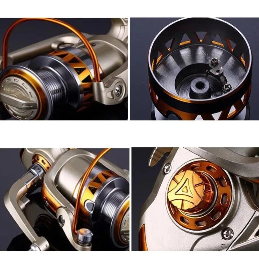 Mulinello da pesca spinning surfcasting fiume mare recupero 4.7:1 Art. 78064