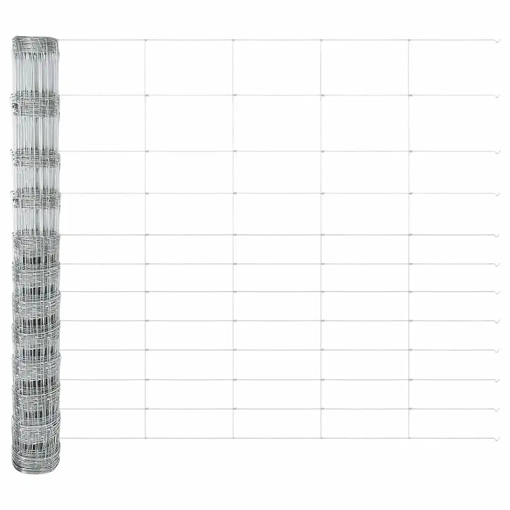 Palo della recinzione Zincato 25 x 1,4 m Acciaio