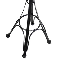 Posacenere a stelo metallo nero cm 34x34h116 da esterno