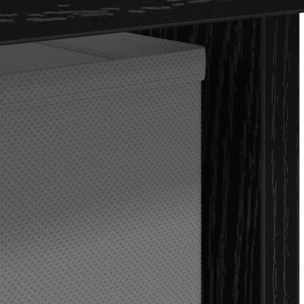 Comodino Rovere Nero 41 x 40 x 45 cm Legno multistrato