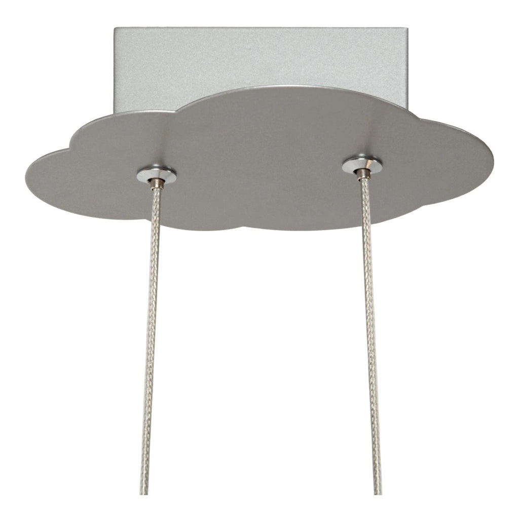 Lampada a sospensione bambini FOKKER LED 28W grigia Lucide