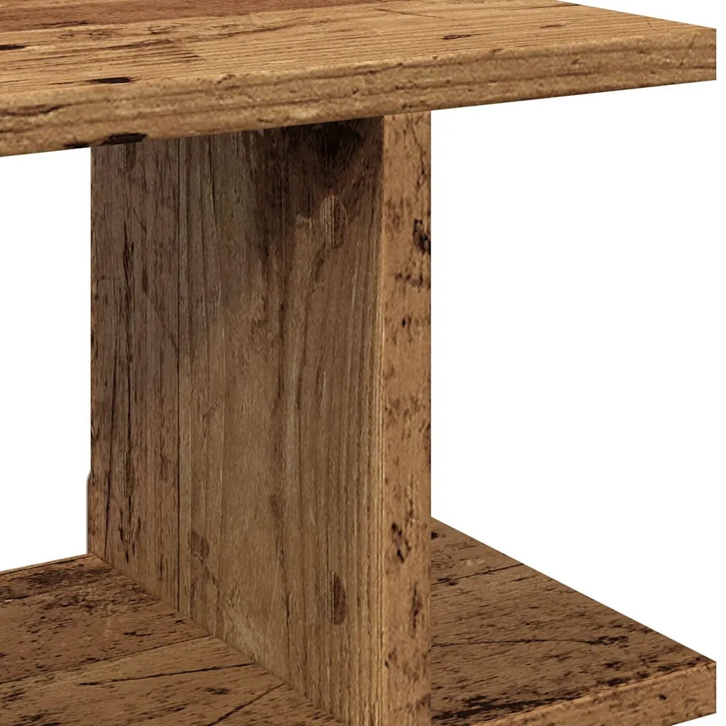 vidaXL Mensole da Parete 2pz Legno Vecchio 75x18x20 cm in Truciolato