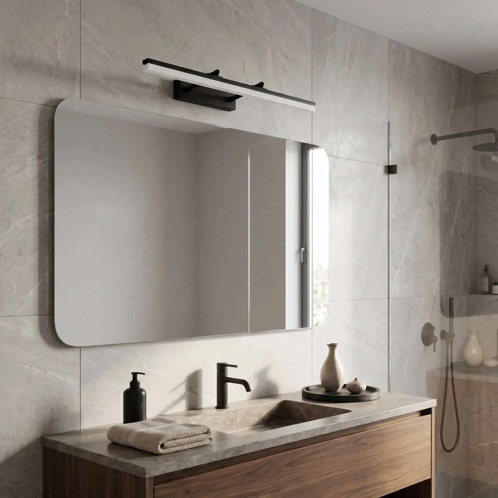 Applique Da Bagno Led APP1879-1W 60cm Black