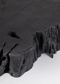 Tavolino 90x90x32h cm Keval Nero