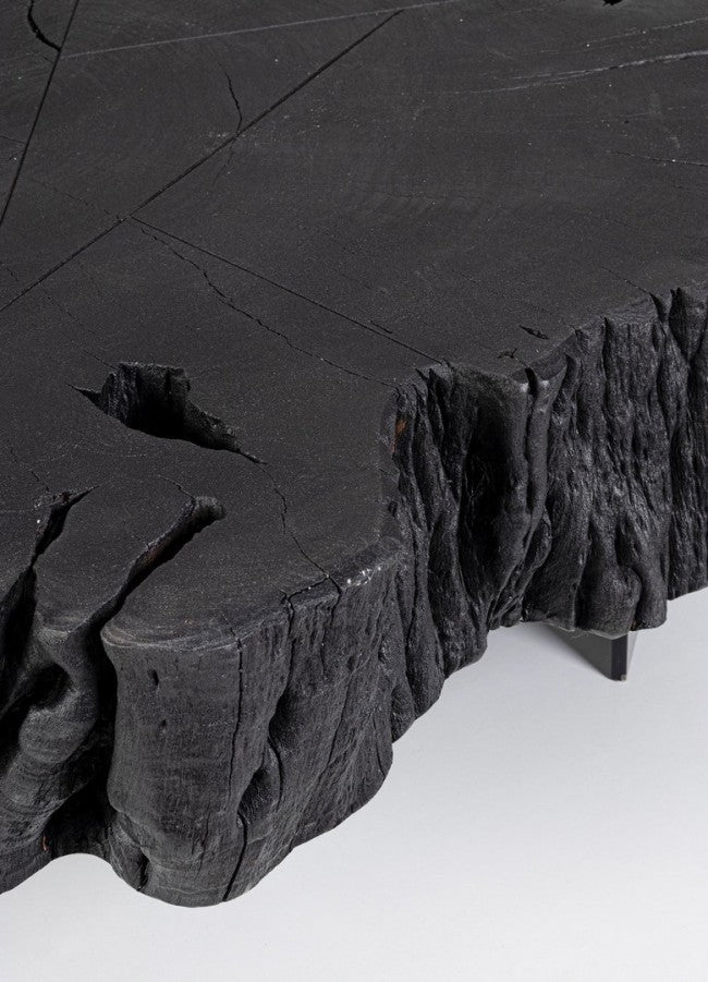 Tavolino 90x90x32h cm Keval Nero