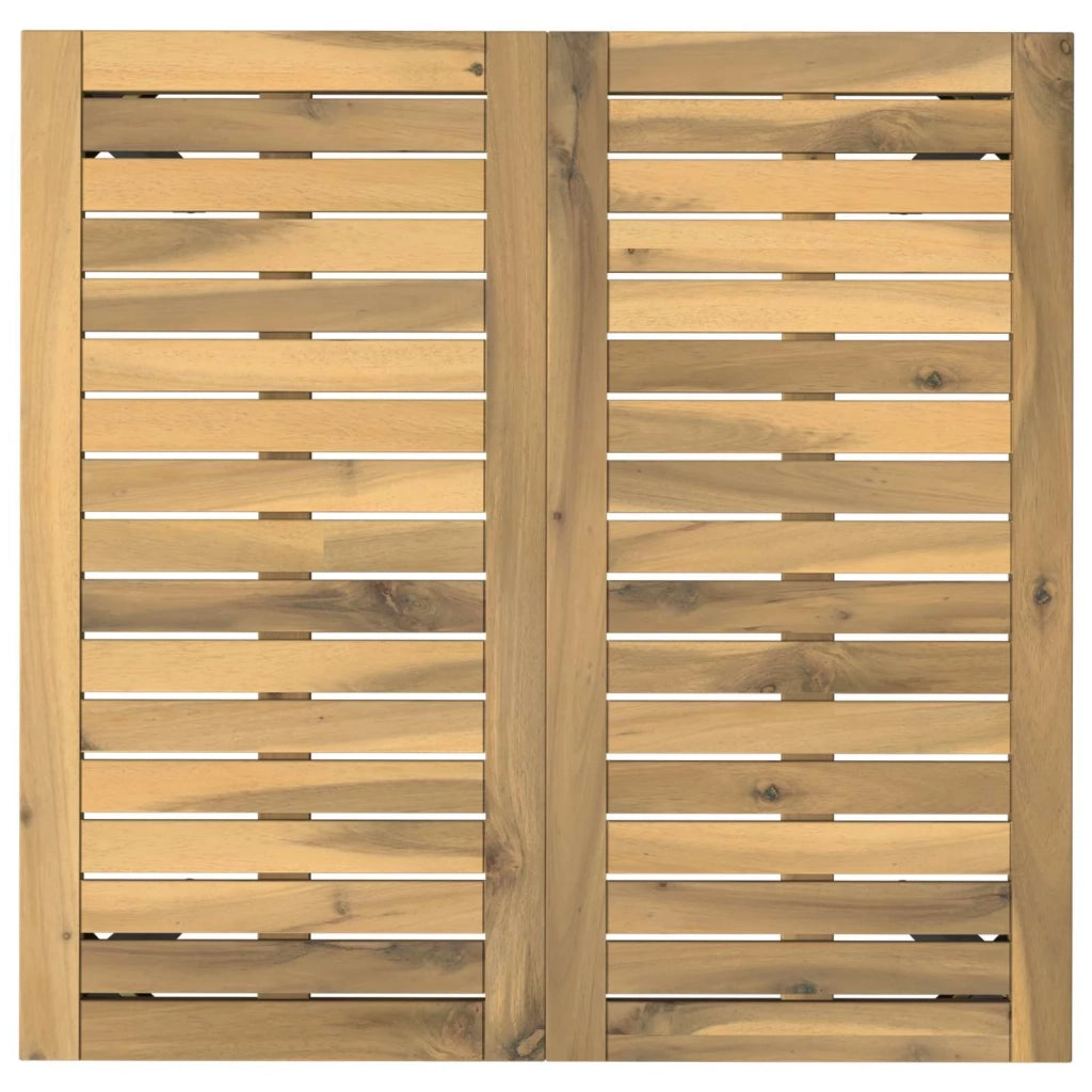Tavolo da cena da giardino Bianco e Nero 70 x 68,5 x 75 cm 901756
