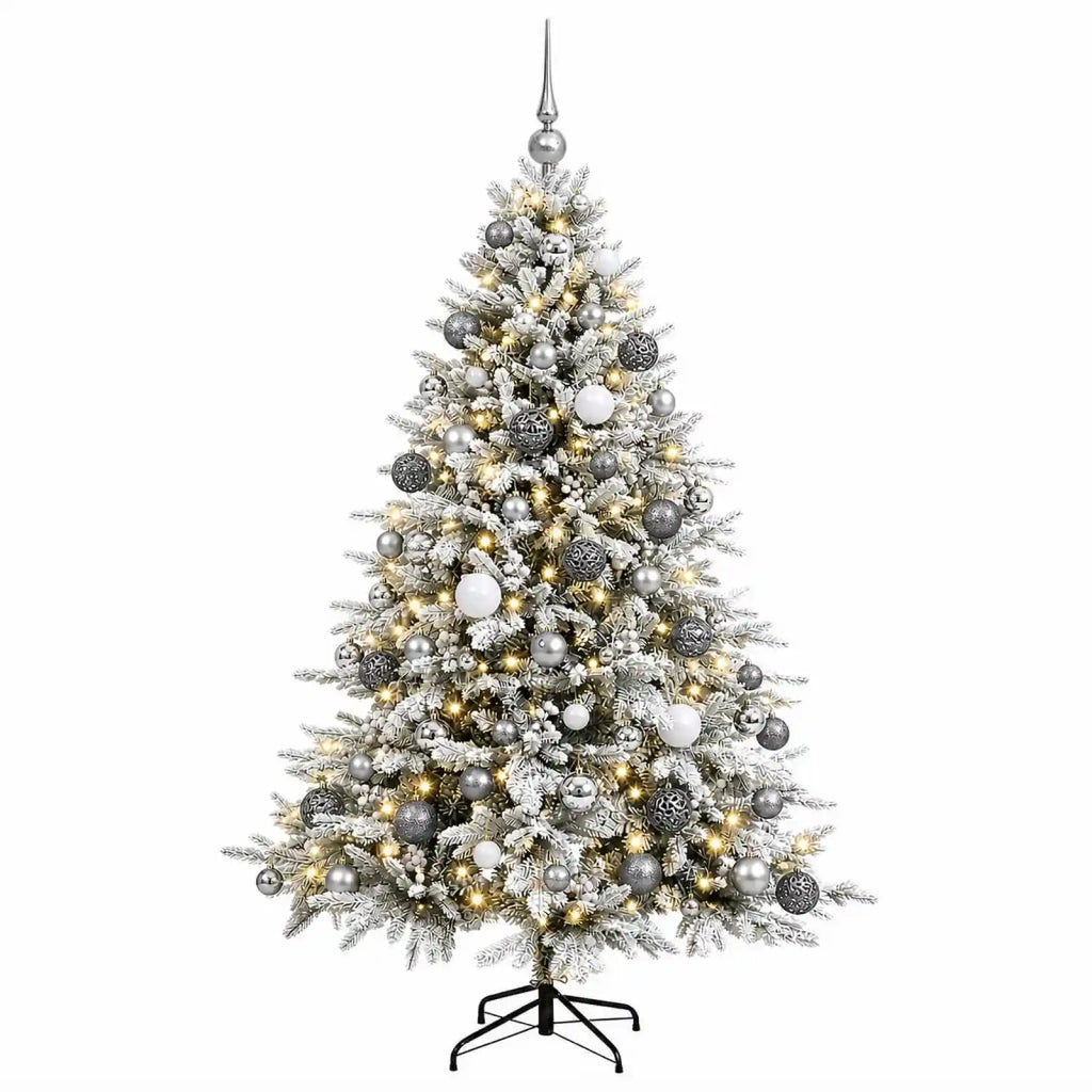 Albero di Natale artificiale con palline 180 cm 300 LED 3467222