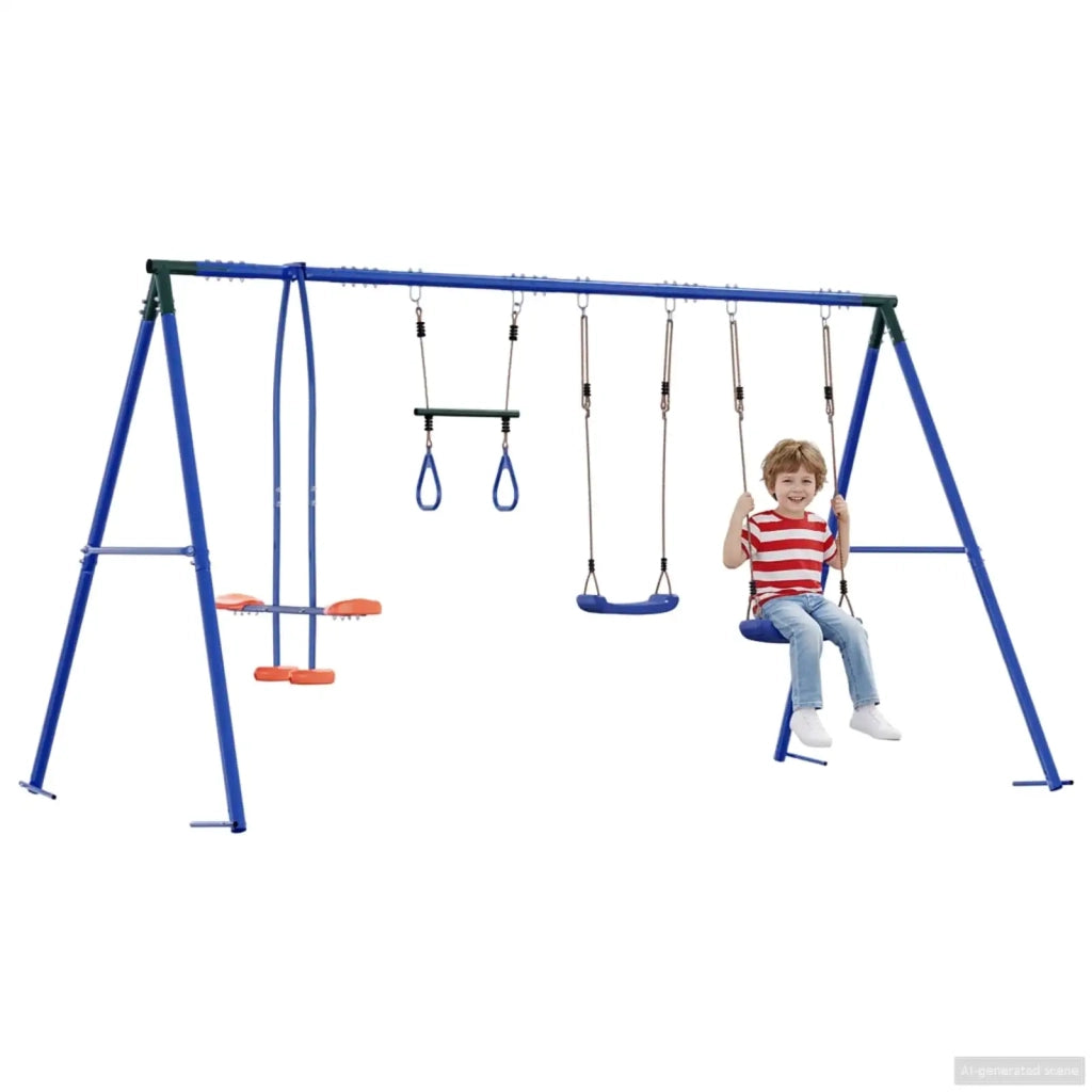 Set di Altalene per Esterni Multicolore 330 x 185 x 185 cm 3429829