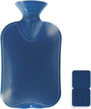 Sac di acqua calda a doppia imbottitura blu 2 L - Relax - Calore
