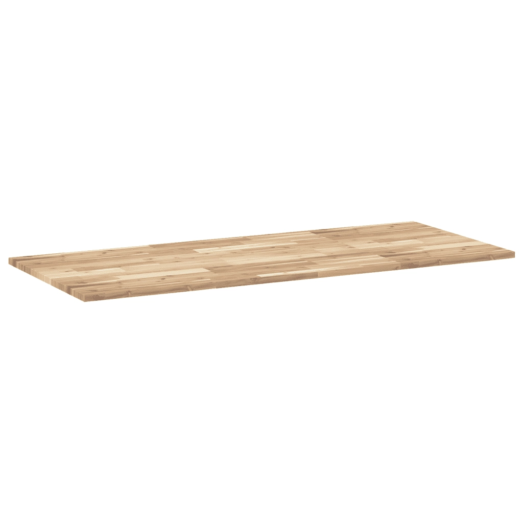 Piano da Bagno Non Trattato 120x60x2cm Legno Massello di Acacia 3279669