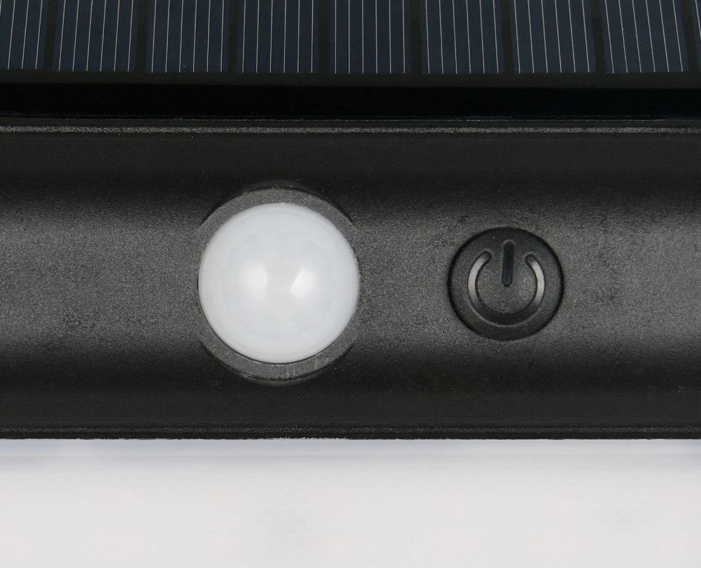 Applique da esterno nera solare PIR LED 3W IP44 OLINDA RL