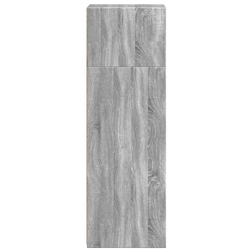 Credenza-Buffet-Armadio da cucina Grigio Sonoma 40x41x124cm in Legno Multistrato