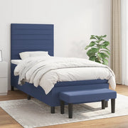 Giroletto a Molle con Materasso Blu 90x200 cm inTessuto 3136651