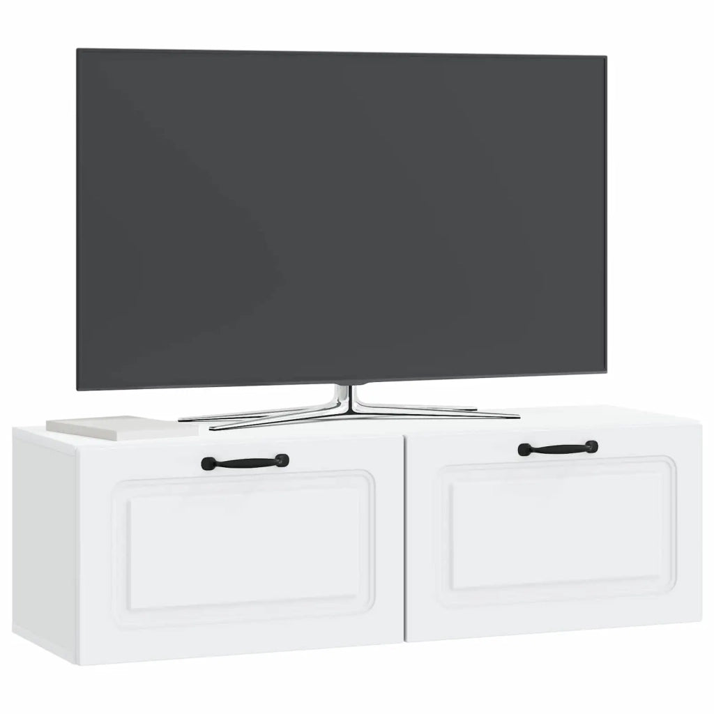 Mobile Porta TV da Muro Bianco 98 x 31 x 30 cm 899405