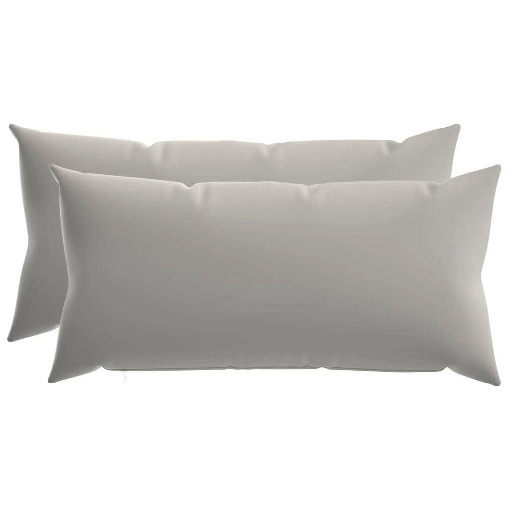 Federa 2 pcs HEERLEN Grigio 40 x 70 cm Poliestere 909615