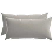 Federa 2 pcs HEERLEN Grigio 40 x 70 cm Poliestere 909615