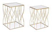 Set 2 Tavolini Quadrati Elenor