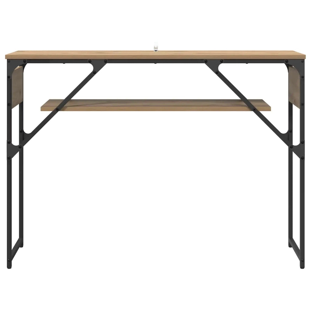 TavoloConsolle Rovere artigianale 105x30x75cm Legno multistrato