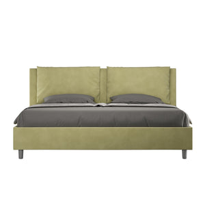 Letto Matrimoniale Large 170x190 cm con Rete Antea Tè Verde