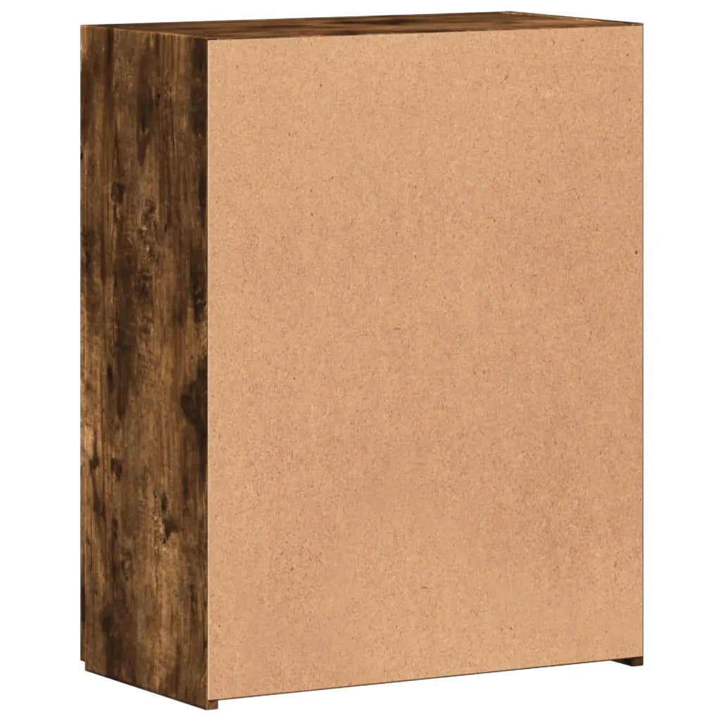 Schedario Rovere Fumo 60x32x77,5 cm in Legno Multistrato 840769
