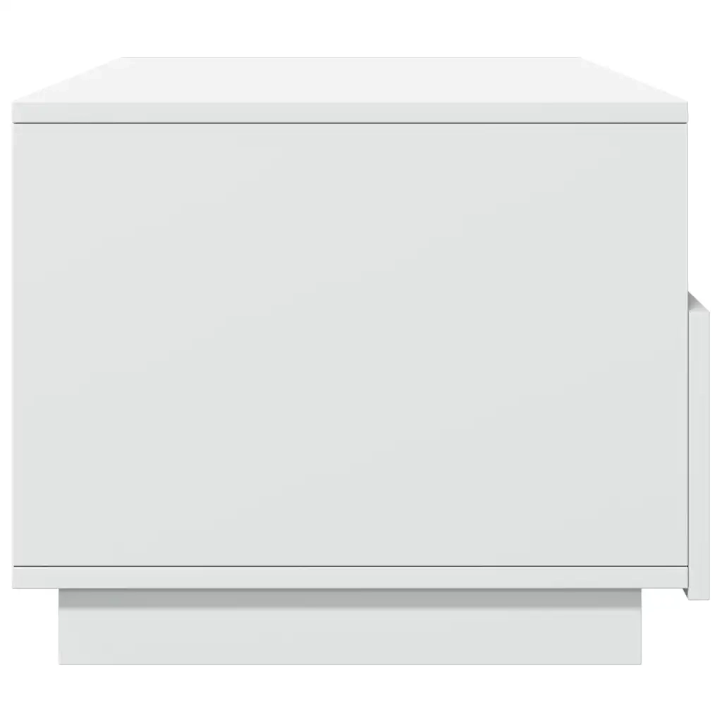 Tavolino da salotto | Tavolino da caff¨¨ | Tavolino da Soggiorno con Luci LED Bianco 90x49x40 cm