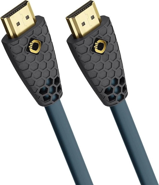 Cavo HDMI Ultra Alta Velocità con Protezione a Pieghe Patenteata 8K UHD 60Hz 4320p 4K 120Hz 2160p - 48Gbit/s 21-9 Cinema 3D Dolby Vision HDR Dinamico 10+ VRR eARC 300 metri