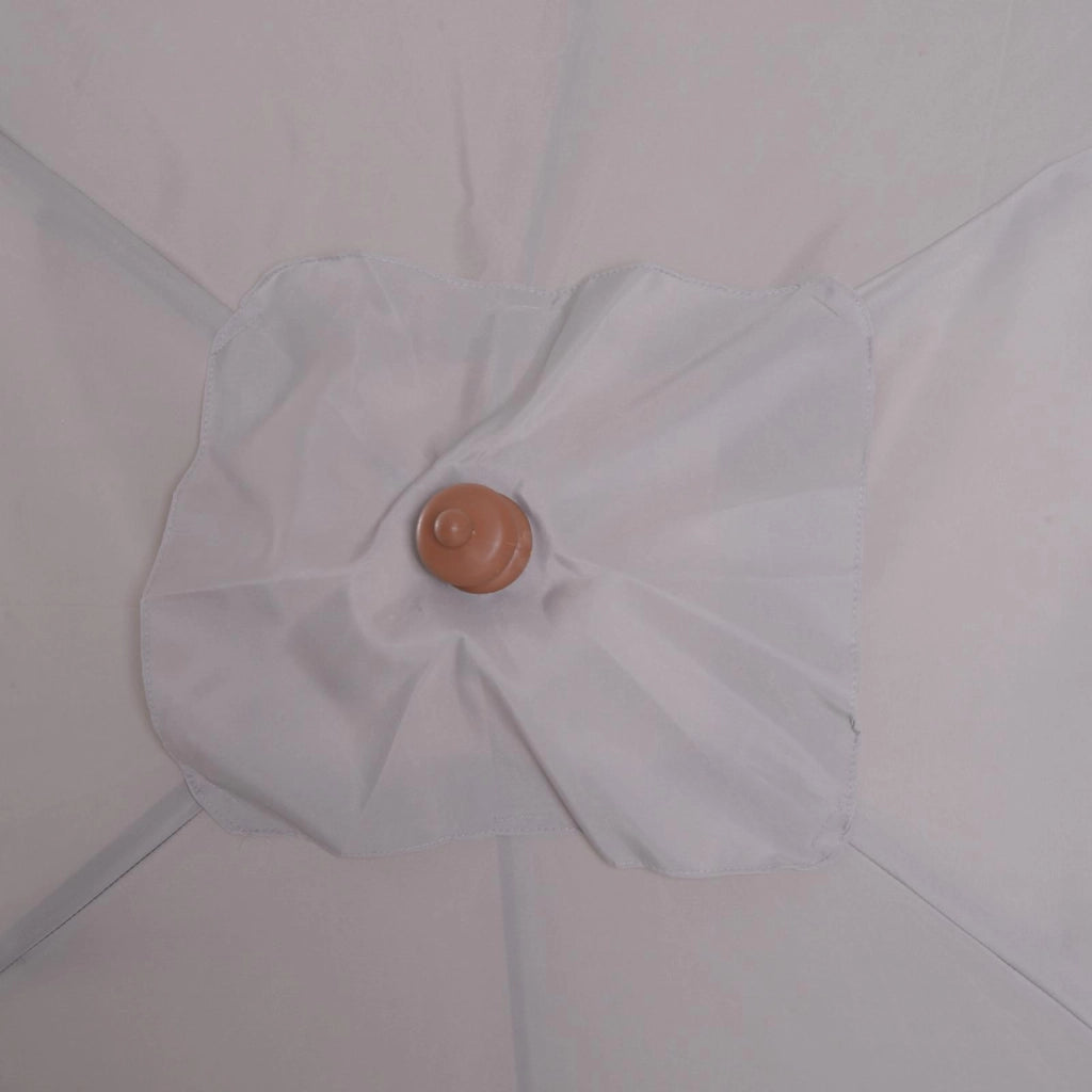 Ombrellone da Giardino 2x1,5 m Palo Ø38 mm in Legno Grigio