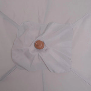 Ombrellone da Giardino 2x1,5 m Palo Ø38 mm in Legno Grigio